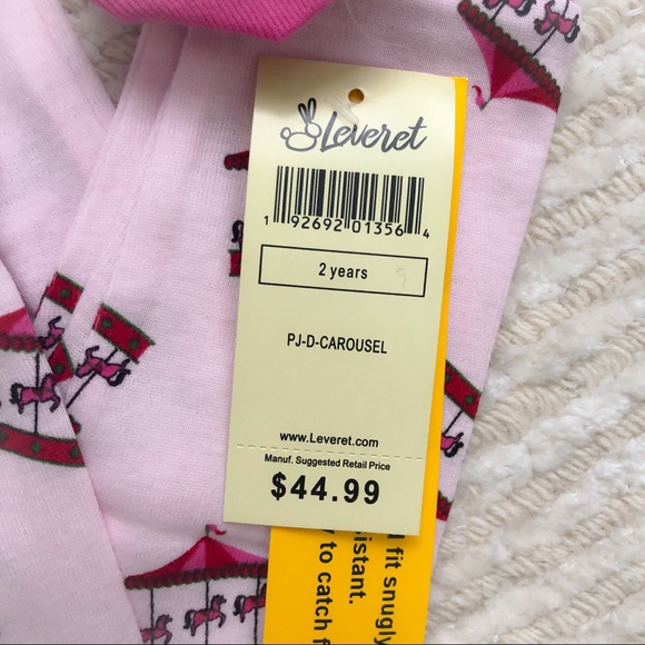 NWT Leveret matching toddler and doll pajamas - Picture 2 of 9